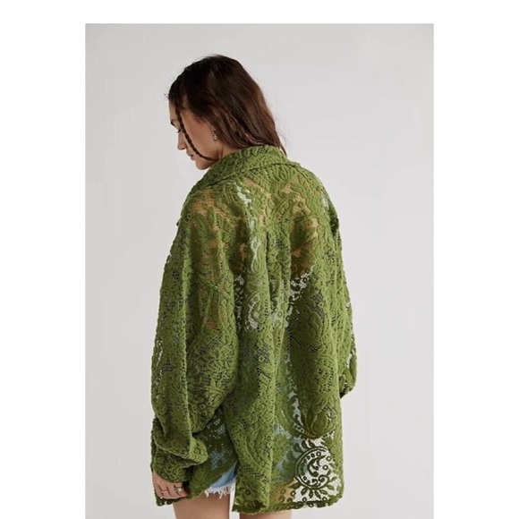 Free People Ruby Lace jacket NWT M - Picture 2 of 6